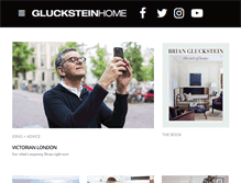 Tablet Screenshot of glucksteinhome.com